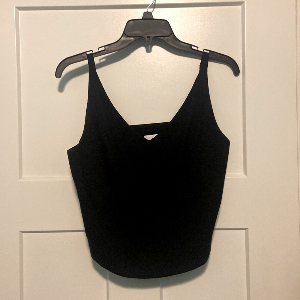 Black Bralette Corset Style Top